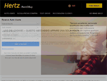 Tablet Screenshot of hertzrent2buy.it